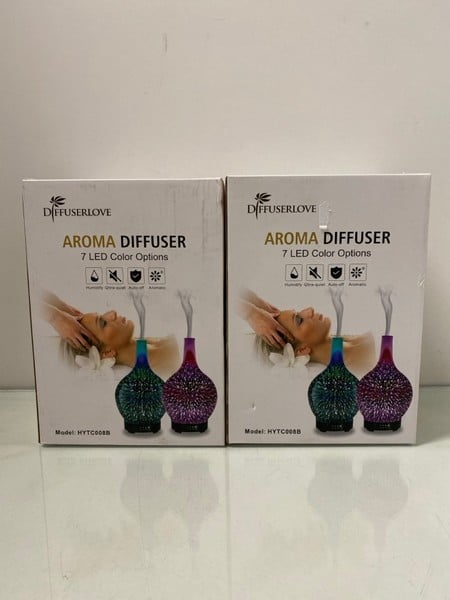 2 X DIFFUSERLOVE AROMA DIFFUSERS