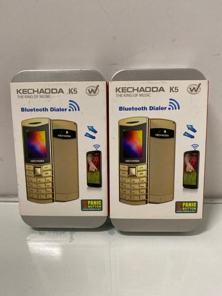 2 X KECHODA K5 DUAL SIM MOBILE PHONES