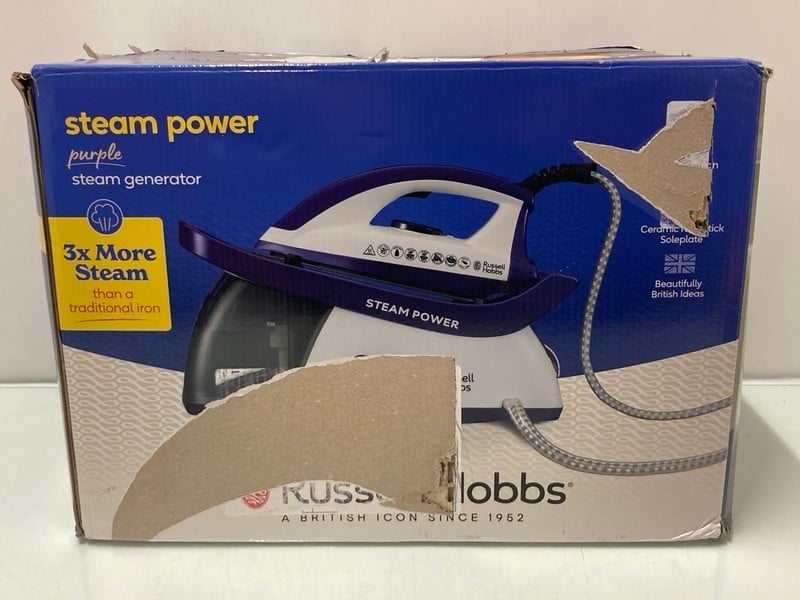 RUSSELL HOBBS STEAM POWER PURPLE STEAM GENERATOR I