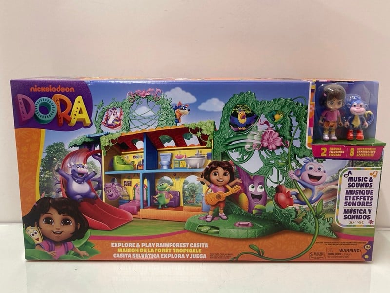 NICKELODEON DORA EXPLORE & PLAY RAINFOREST CASITA