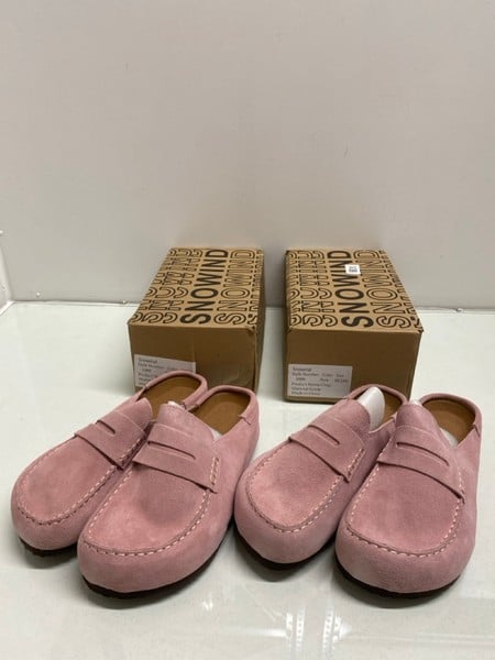 2 X PAIRS OF SNOWIND PINK CLOGS - BOTH EU SIZE 38
