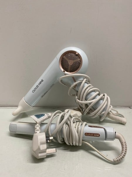CLOUD NINE HAIR DRYER AND HAIR STRAIGHTENERS