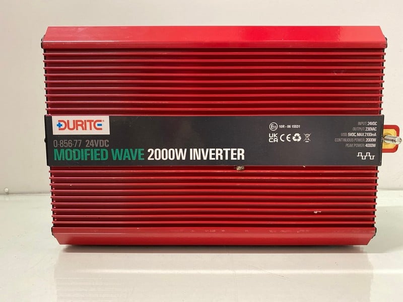 DURITE MODIFIED WAVE 2000W INVERTER 0-856-77 24VDC