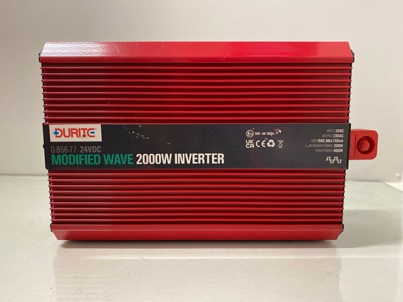 DURITE MODIFIED WAVE 2000W INVERTER 0-856-77 24VDC