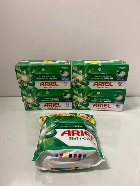 QTY OF AIREL 3 IN 1 WASH PODS (MPSE55139201, MPSD4