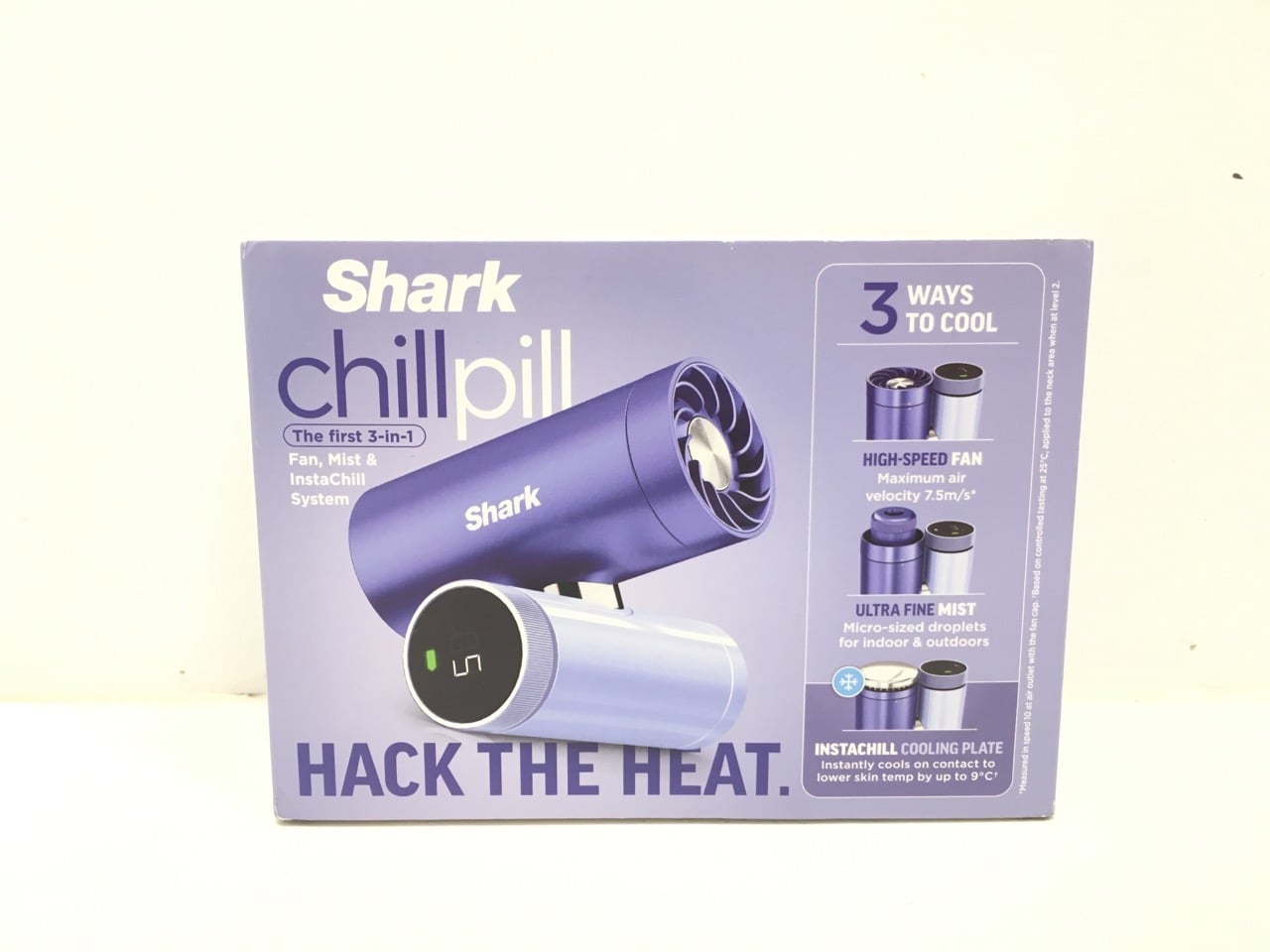 SHARK CHILLPILL 3-IN-1 PERSONAL HIGH-SPEED FAN, UL