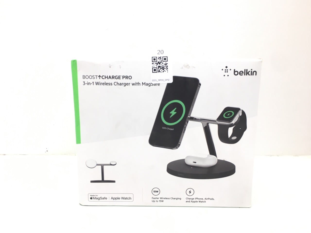 BELKIN BOOST CHARGER PRO 3-IN-1 WIRELESS CHARGER: 