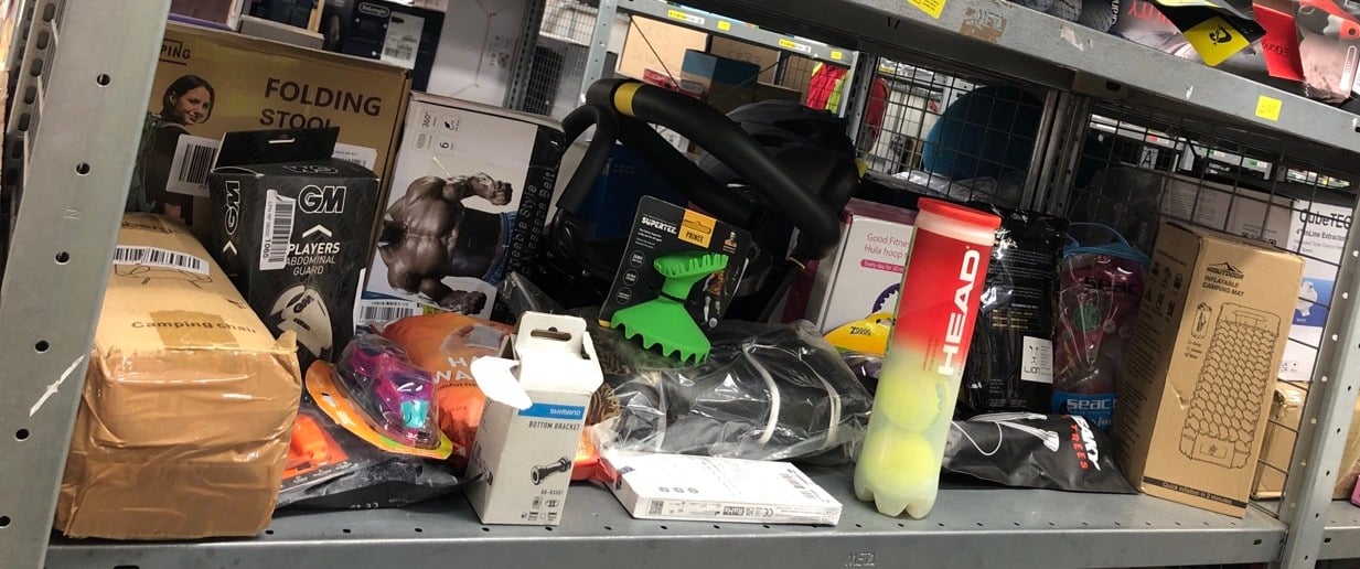 QUANTITY OF SPORTS & EXERCISE ITEMS TO INCLUDE HEA