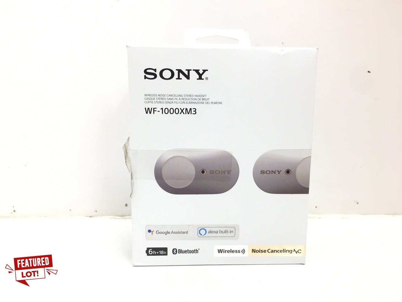 SONY WF-1000XM3 TRULY WIRELESS NOISE CANCELLING HE