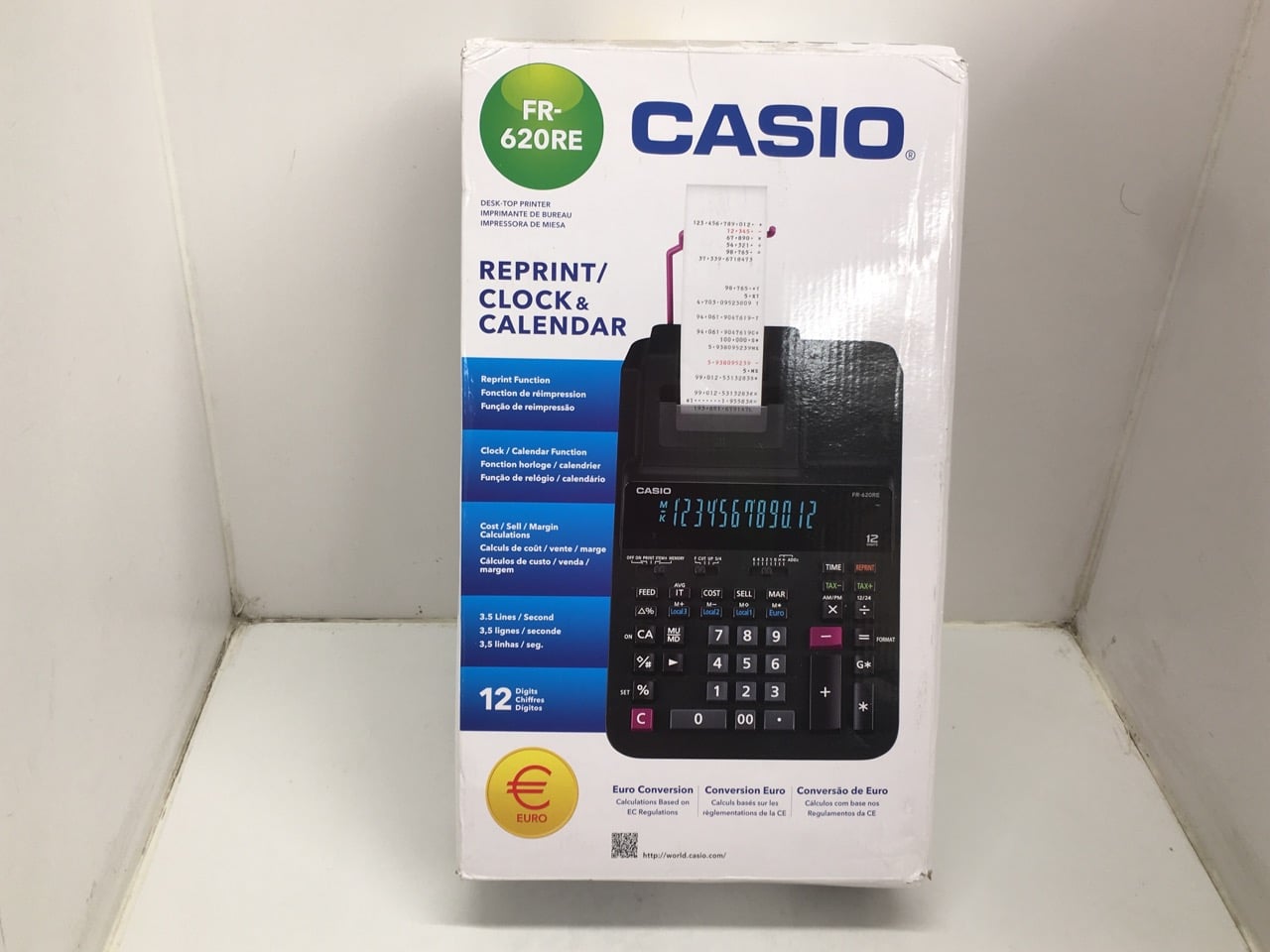 CASIO FR620RE-BUC 12 DIGIT DISPLAY HEAVY DUTY PRIN