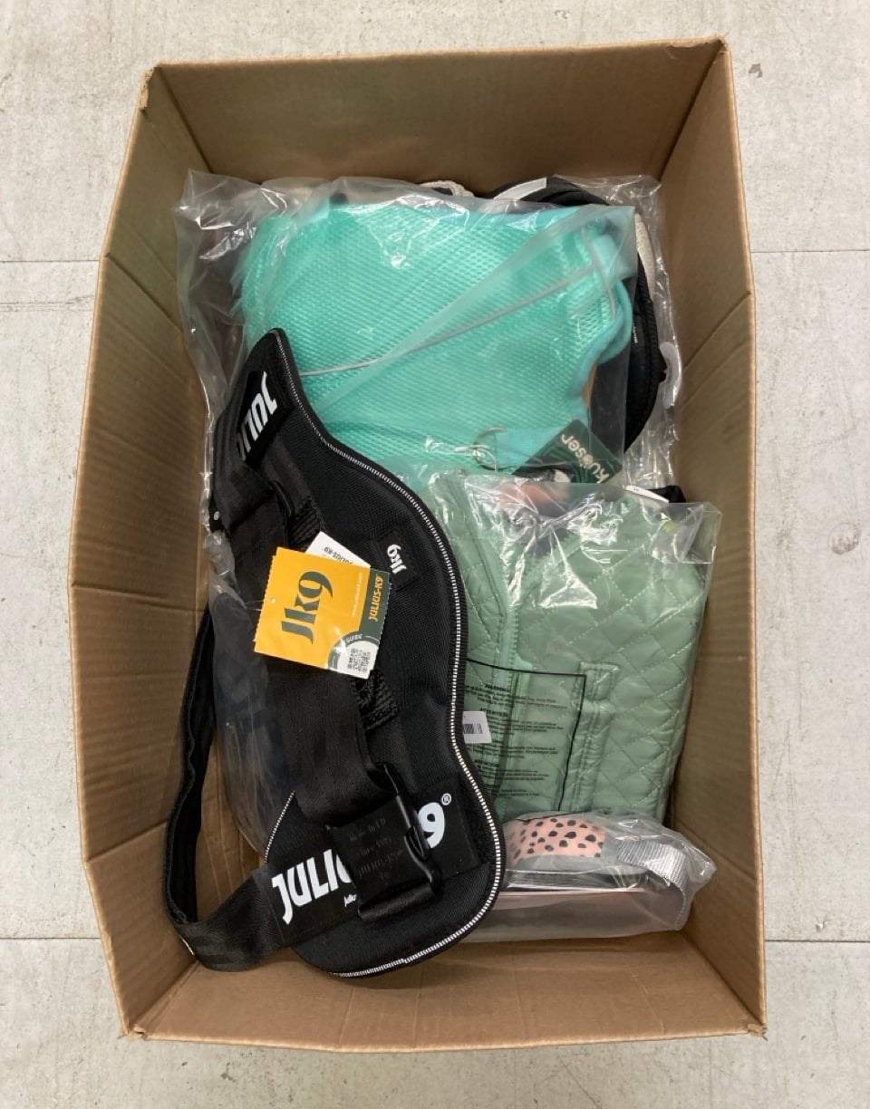 QUANTITY OF PET PRODUCTS ITEMS TO INCLUDE JULIUS-K