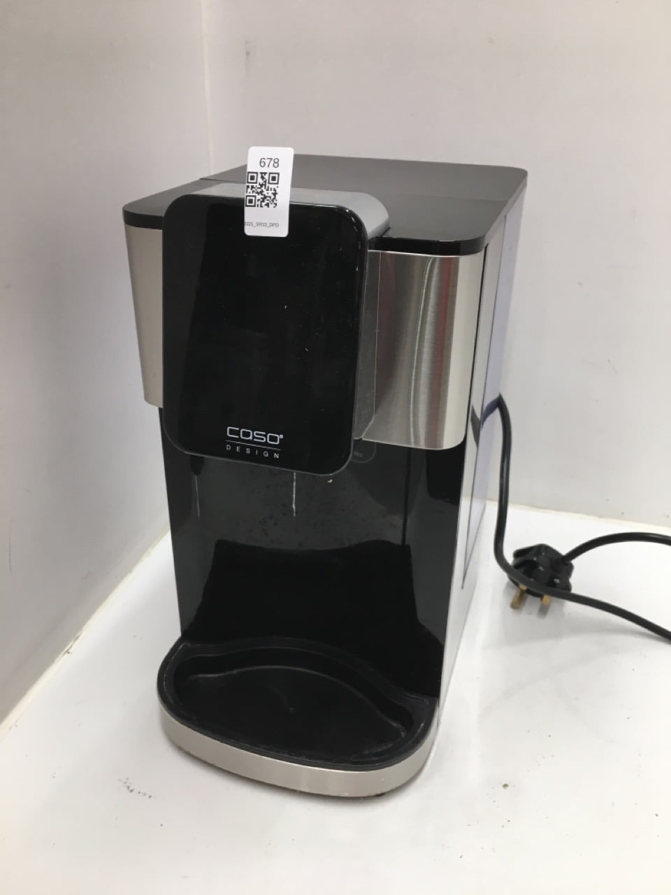 CASO HOT WATER DISPENSER: LOCATION - H RACK