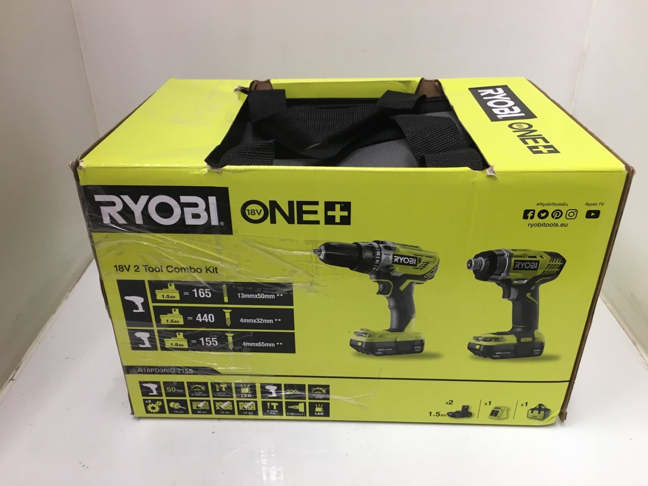 RYOBI R18PD3RID-213S 18V ONE+ CORDLESS COMBI DRILL