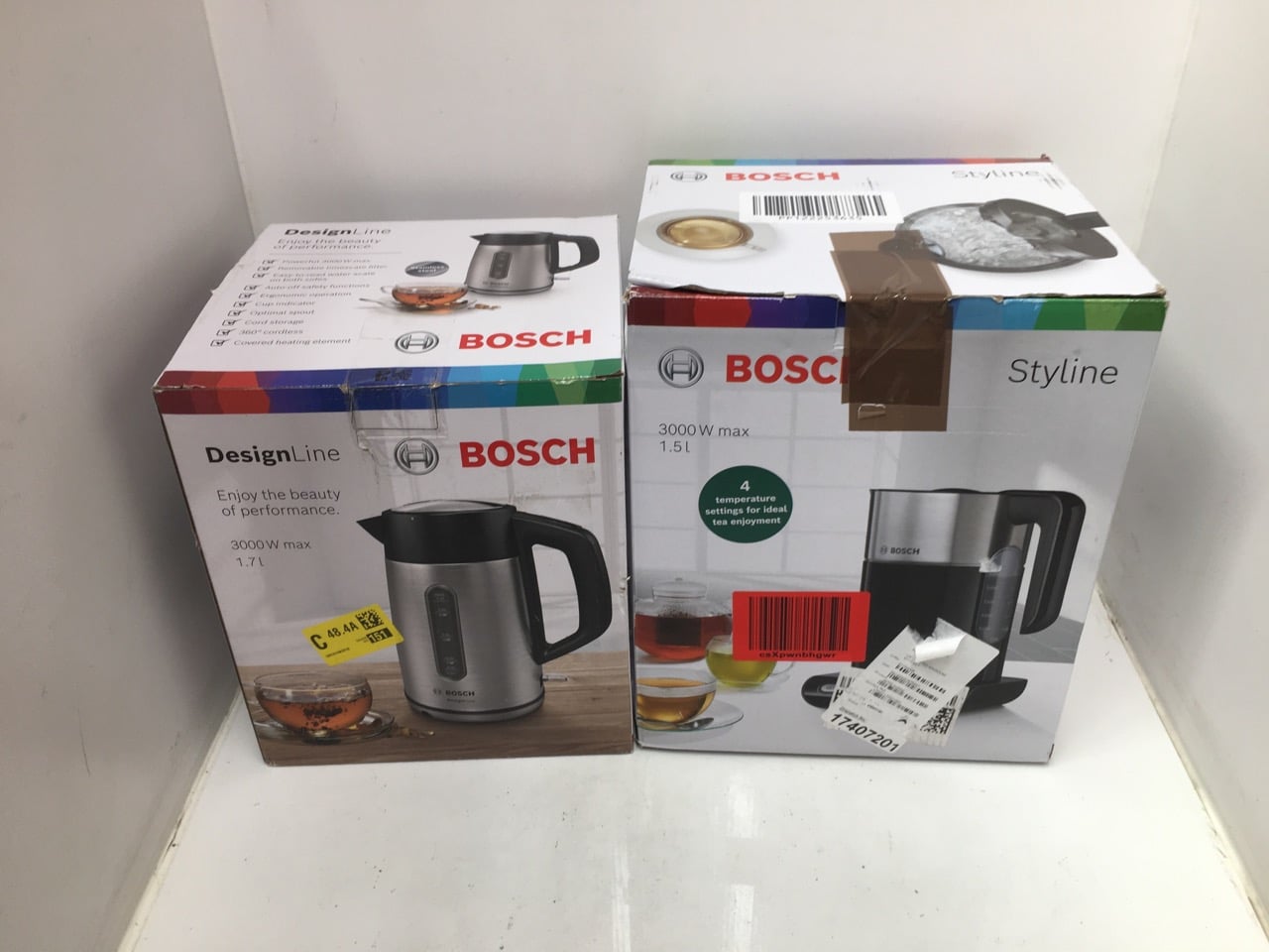 BOSCH STYLINE TWK8633GB VARIABLE TEMPERATURE CORDL
