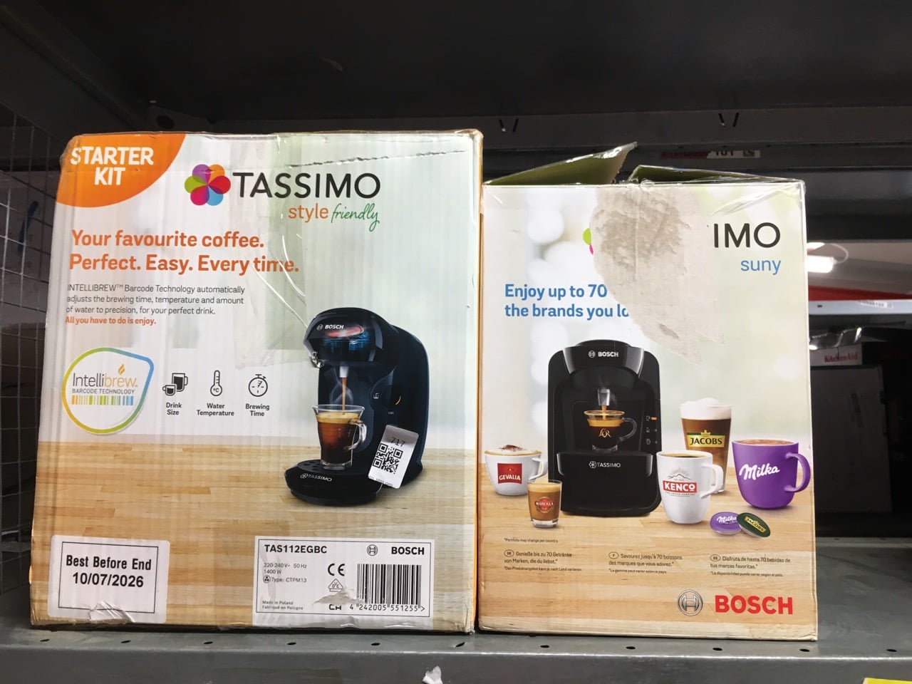 TASSIMO BY BOSCH STYLE FRIENDLY POD COFFEE MACHINE