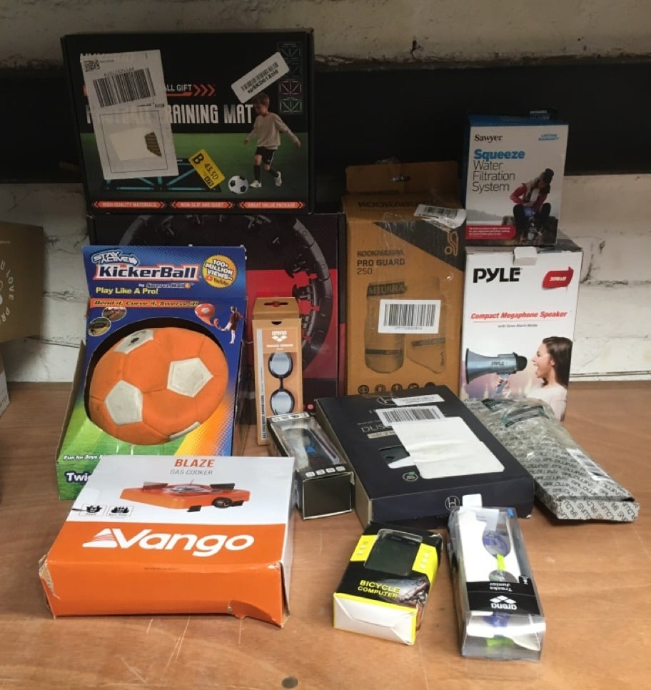 QUANTITY OF SPORTS & EXERCISE ITEMS TO INCLUDE ARE