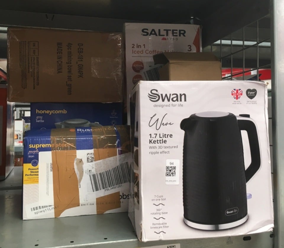QUANTITY OF ITEMS TO INCLUDE SWAN WAVE CORDLESS KE
