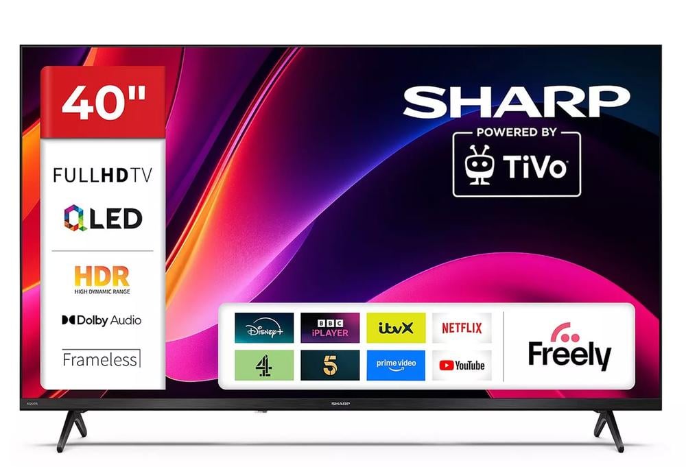SHARP FULL HD QLED SMART 40" TV (ORIGINAL RRP - £1