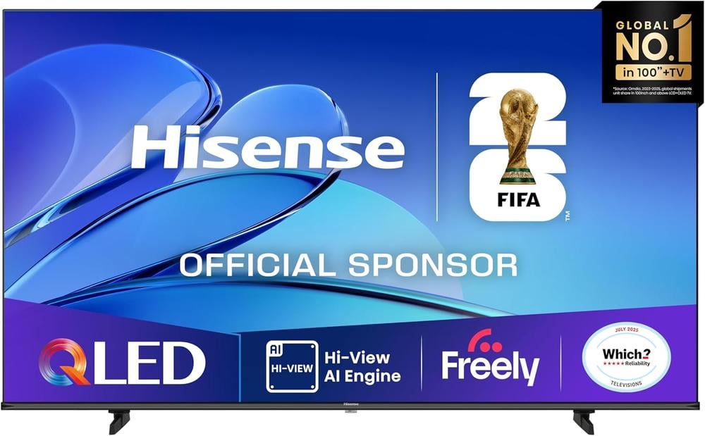 HISENSE QLED SMART AI 65" TV (ORIGINAL RRP - £449)