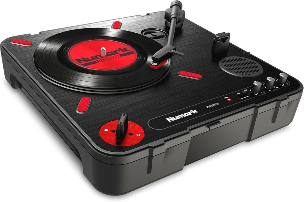 NUMARK PT01 SCRATCH PORTABLE DJ TURNTABLE (ORIGINA