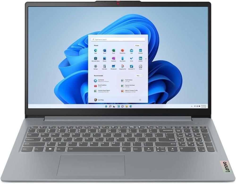 LENOVO IDEAPAD SLIM 3 15IAN8 128GB LAPTOP IN BLACK