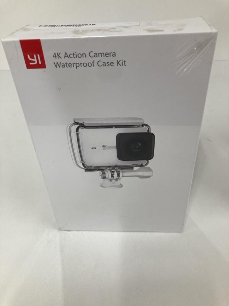YI 4K WATERPROOF ACTION CAMERA IN NIGHT BLACK. (WI
