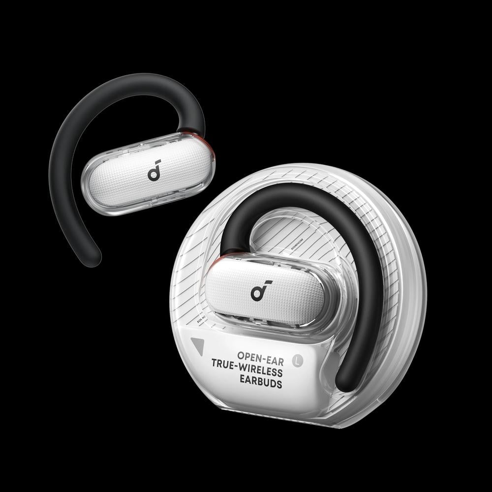 SOUNDCORE V40I EARBUDS IN CLEAR. (WITH BOX) [JPTC9