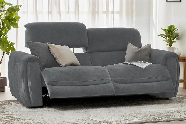 OAK FURNITURELAND ARABELLA 3 SEATER POWER RECLINER