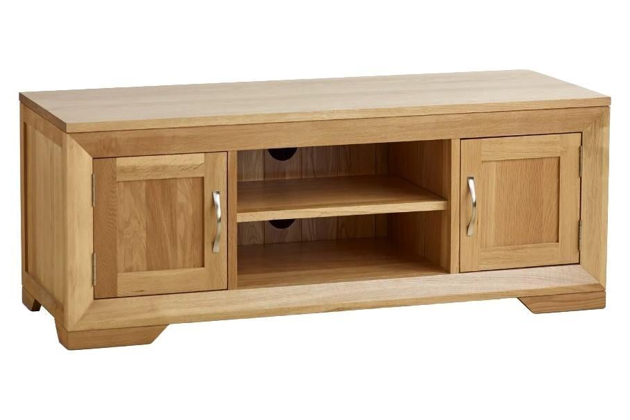 OAK FURNITURELAND BEVEL NATURAL SOLID OAK LARGE CA