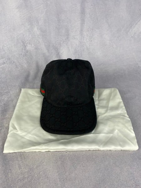 Gucci Canvas Baseball Cap, Dustbag - Size 58cm (VA