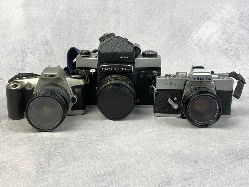 3 x Cameras To Include KNEB 60 TTL Camera, Boaha 2