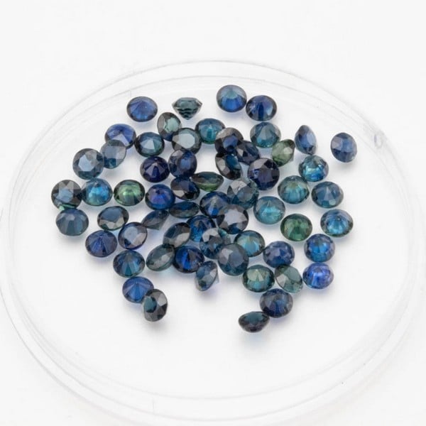 12.71ct Sapphire Faceted Round-cut Parcel of Gemst