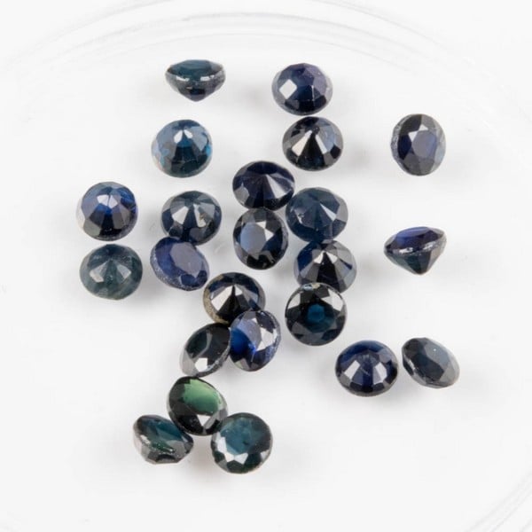 8.44ct Sapphire Faceted Round-cut Parcel of Gemsto