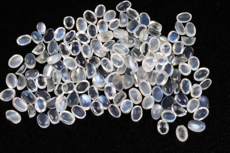 65.22ct Blue Moonstone Cabochon Oval-cut Parcel of