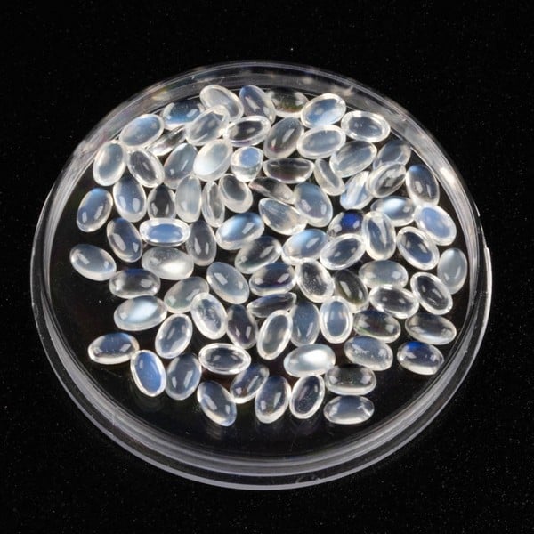 20.67ct Blue Moonstone Cabochon Oval-cut Parcel of