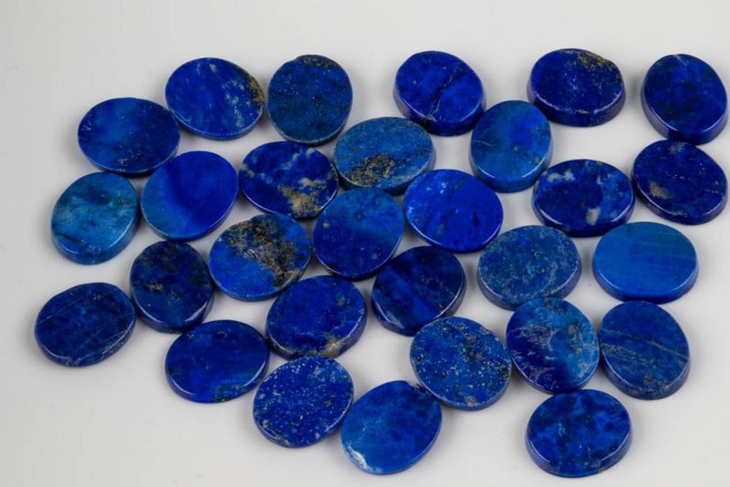 90.66ct Lapis Lazuli - Natural (not dyed) Flat Ova