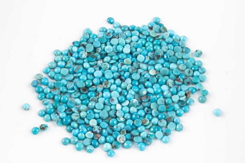 40.11ct Turquoise Cabochon Round-cut Parcel of Gem