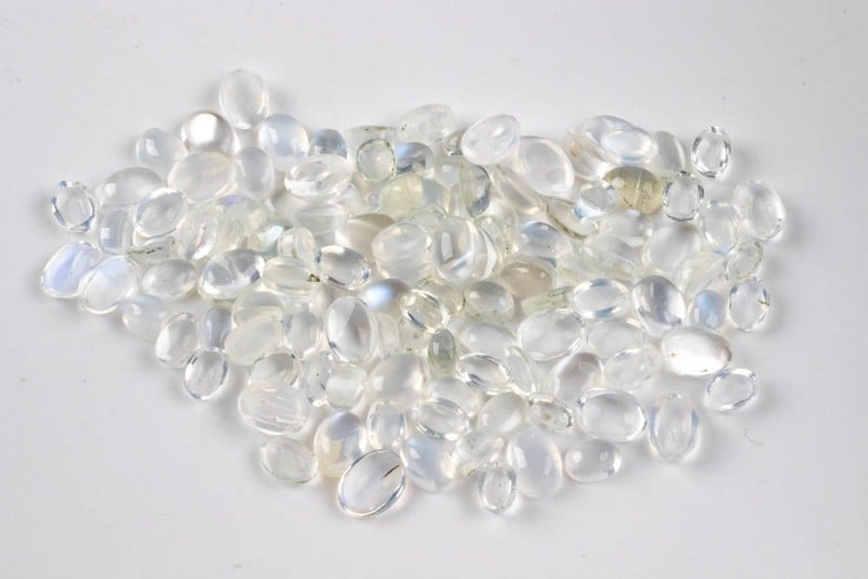 62.90ct Blue Moonstone Cabochon Oval-cut Parcel of