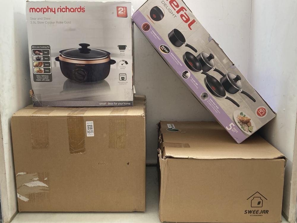 4 X ASSORTED KITCHEN ITEMS TO INCLUDE MORPHY RICHA