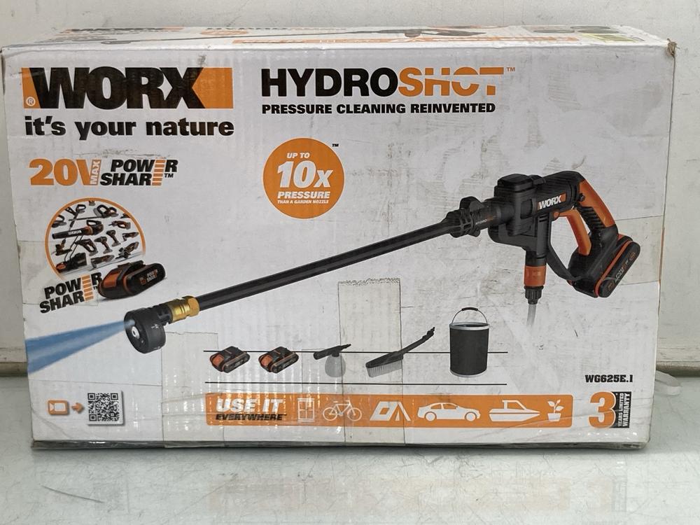 WORX 20V HYDROSHOT CORDLESS PRESSURE WASHER - ORIG