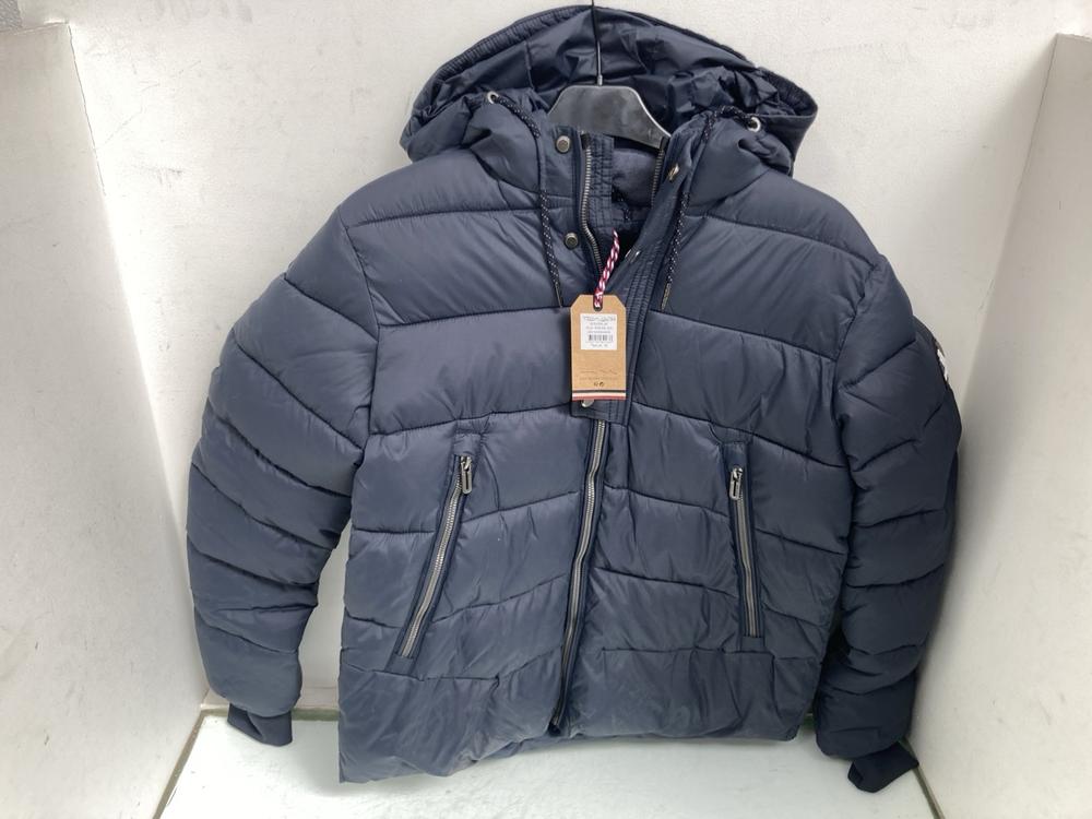 TEDDY SMITH B-OVER JACKET IN NAVY - UK 16: LOCATIO