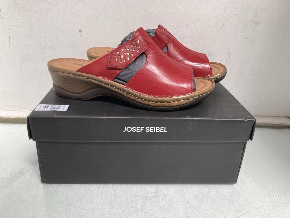 JOSEF SEIBEL CATALONIA WOMENS MULES IN RED - EU 42