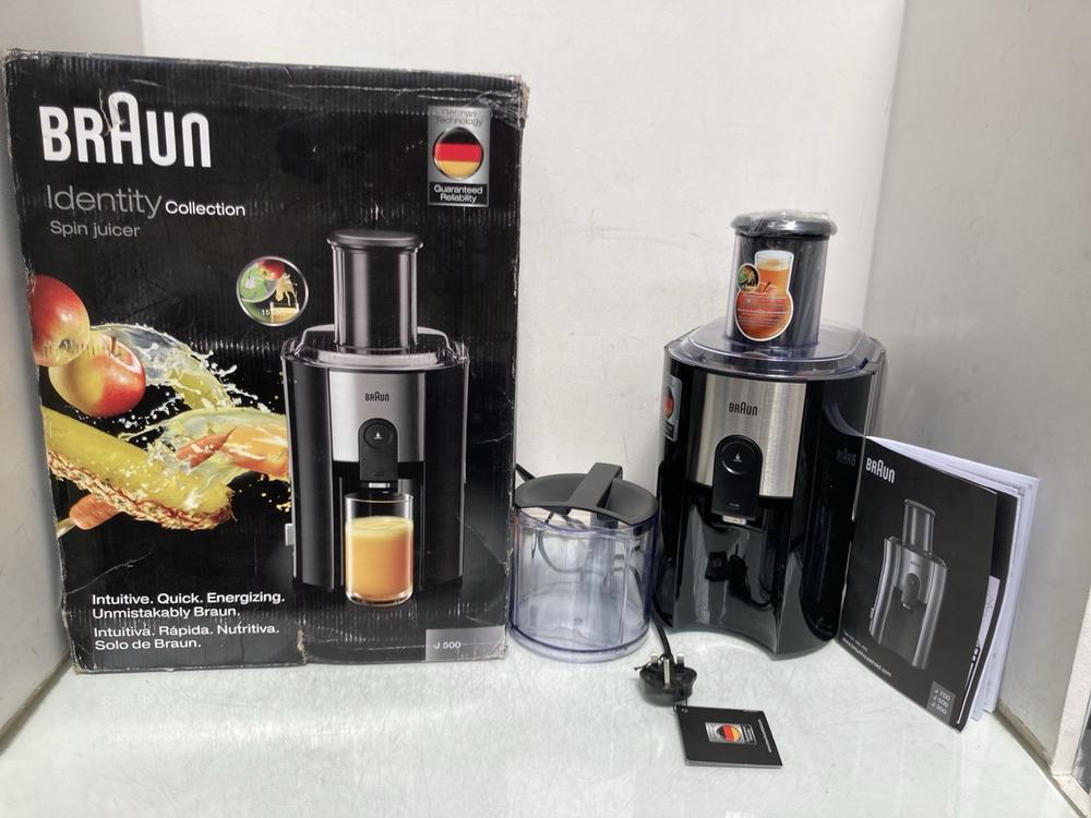 BRAUN IDENTITY COLLECTION SPIN JUICER: LOCATION - 
