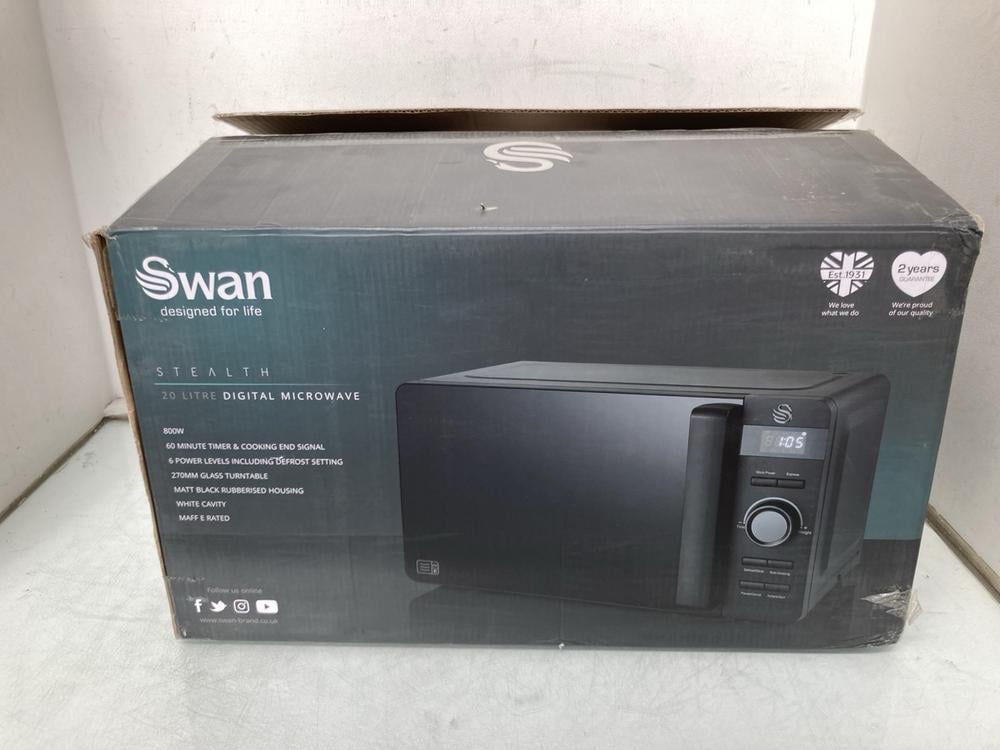 SWAN STEALTH 20L DIGITAL MICROWAVE: LOCATION - BR1