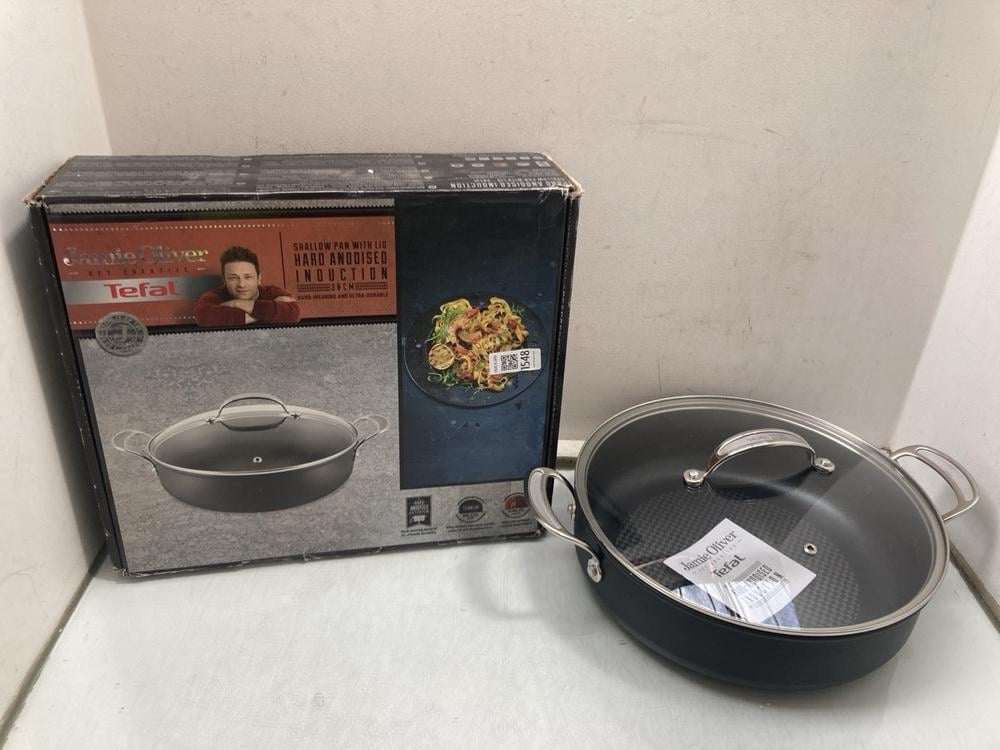 JAMIE OLIVER SHALLOW PAN WITH LID: LOCATION - BR15
