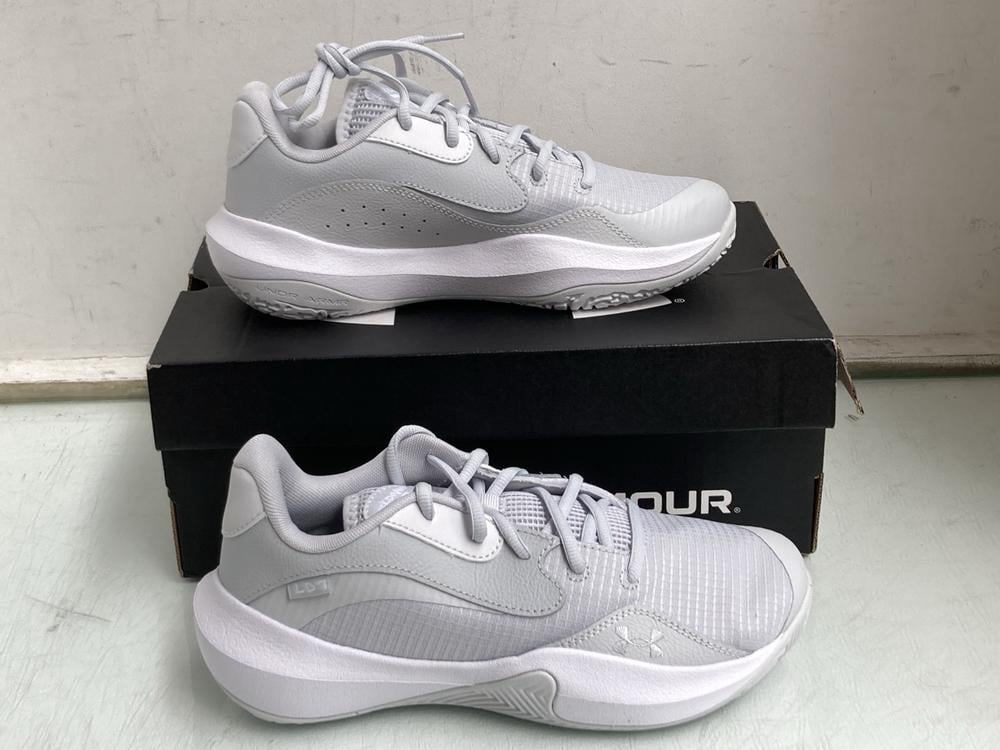 UNDER ARMOUR LOCKDOWN 7 LOW TRAINERS IN GREY/WHITE