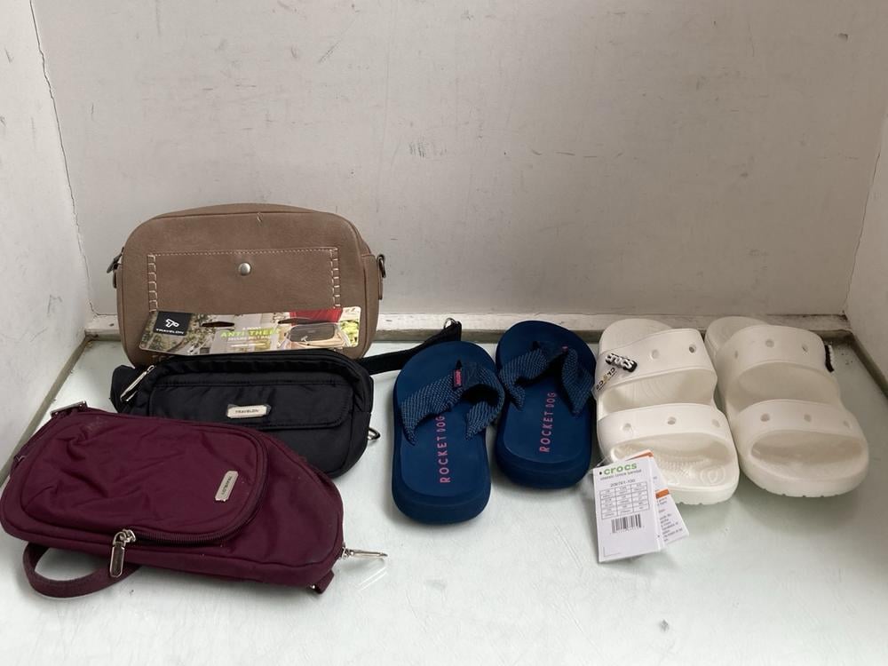 5 X ASSORTED ITEMS TO INCLUDE WRANGLER CROSSBODY H