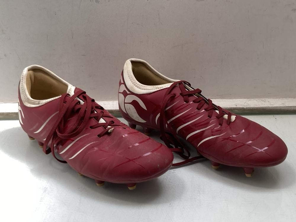 CANTERBURY RUGBY BOOTS IN BURGUNDY - UK 10: LOCATI