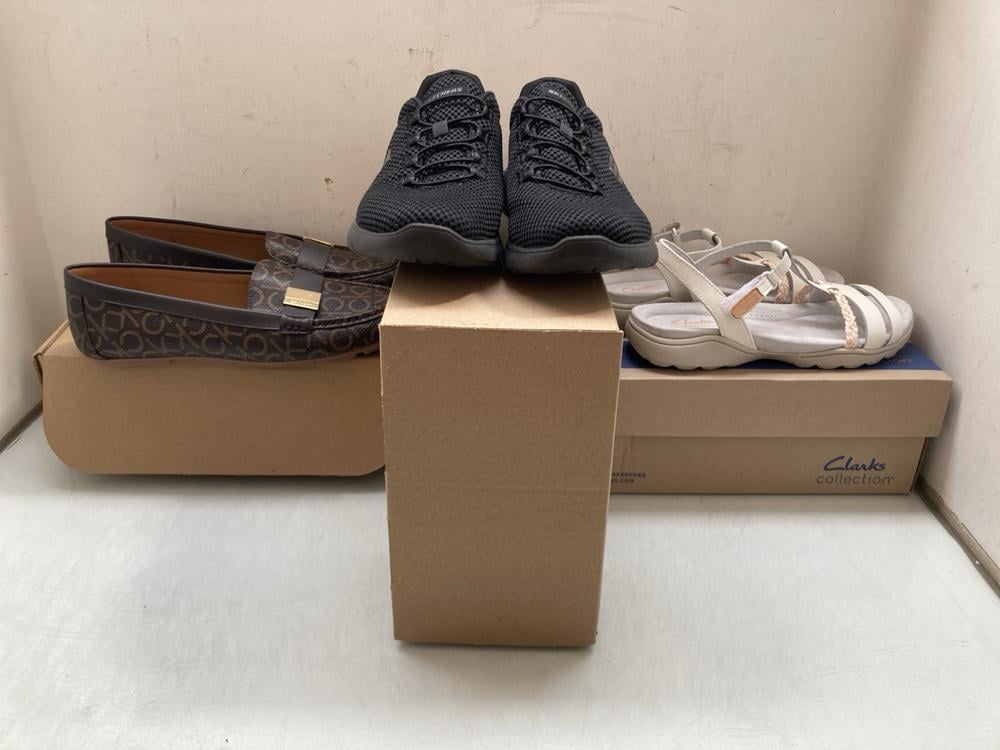 3 X ASSORTED SHOES TO INCLUDE CLARKS COLLECTION WO