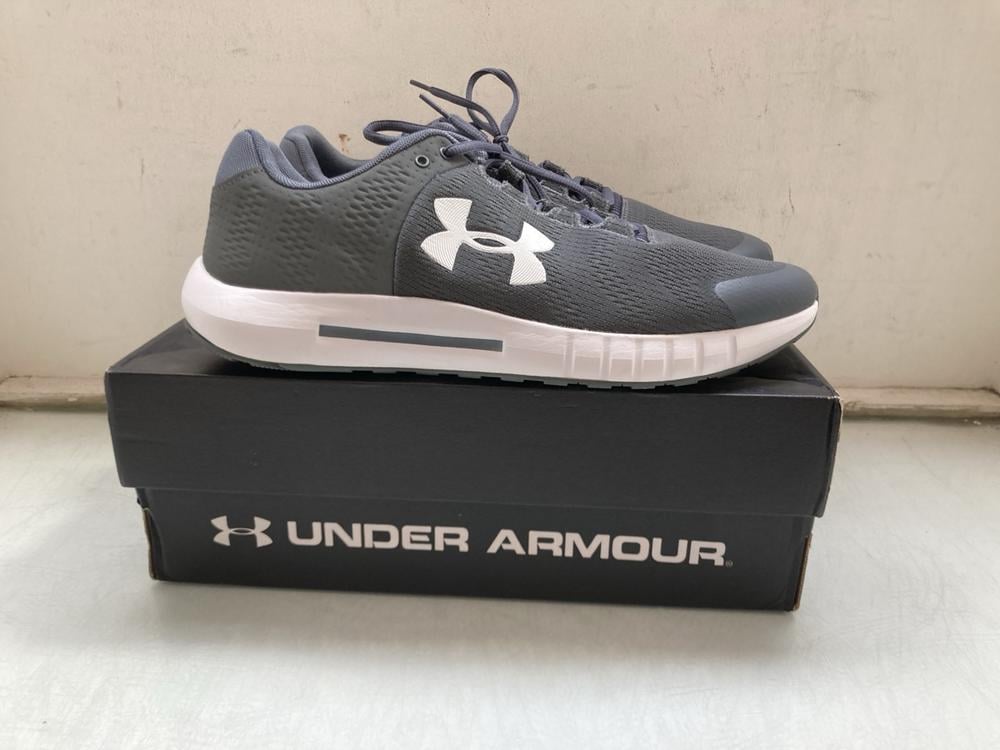 UNDER ARMOUR MICRO G PURSUIT TRAINERS IN GREY - UK
